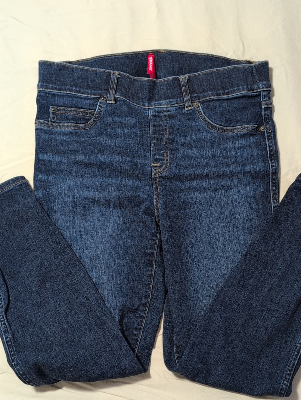 SPANX Women's Dark Blue Skinny Jeans